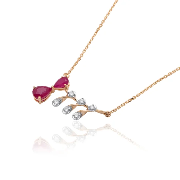 Yellow Gold Diamond Necklace