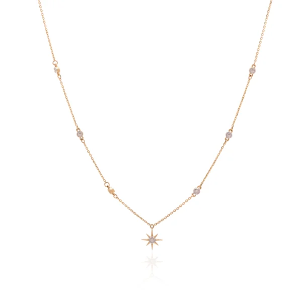 Yellow Gold Diamond Necklace