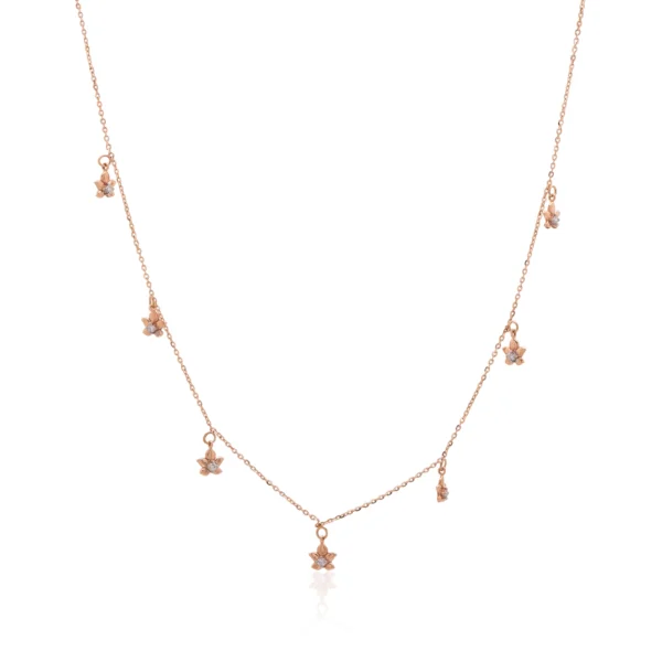 Rose Gold Diamond Necklace