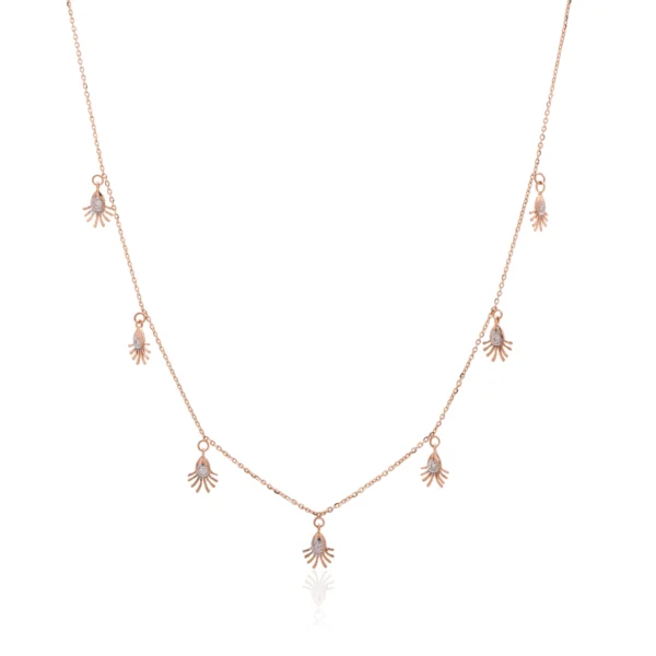 Rose Gold Diamond Necklace