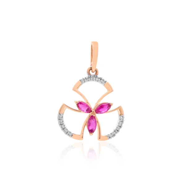 Rose Gold Diamond Pendant