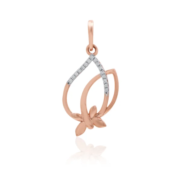 Rose Gold Diamond Pendant