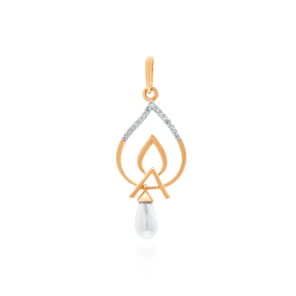 Yellow Gold Diamond Pendant