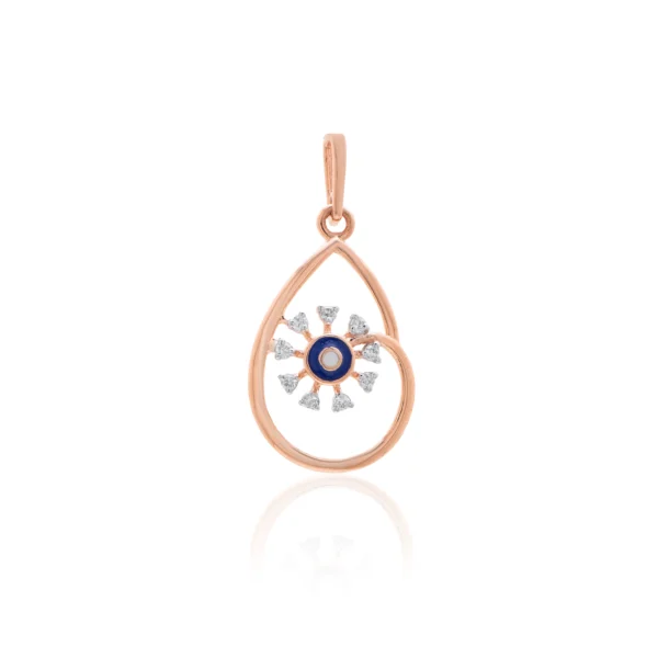 Rose Gold Diamond Pendant