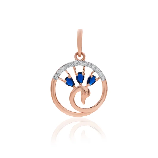 Rose Gold Diamond Pendant