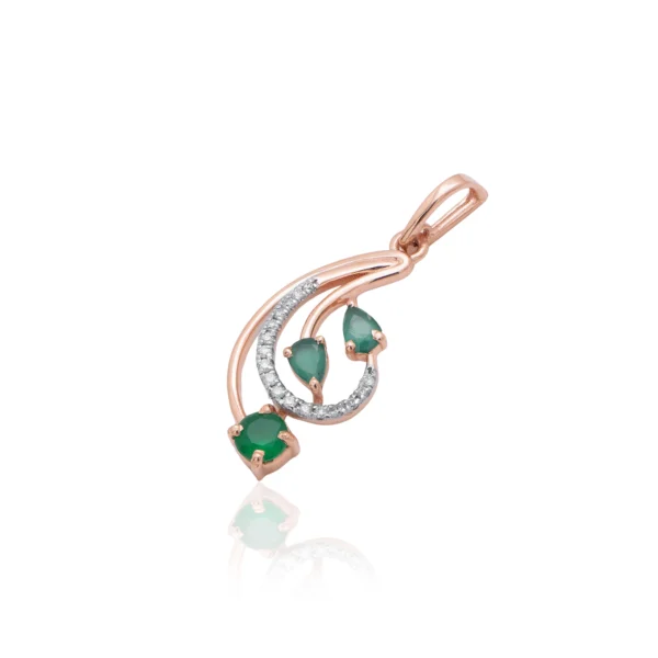 Rose Gold Diamond Pendant