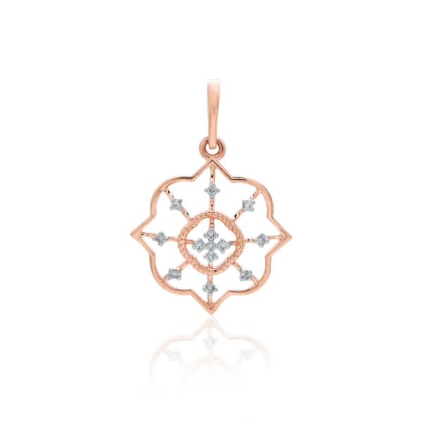 Rose Gold Diamond Pendant