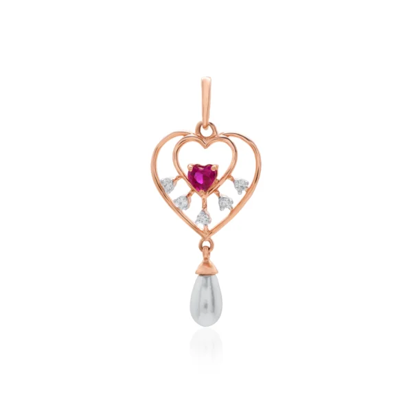 Rose Gold Diamond Pendant