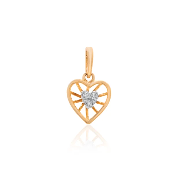 Yellow Gold Diamond Pendant