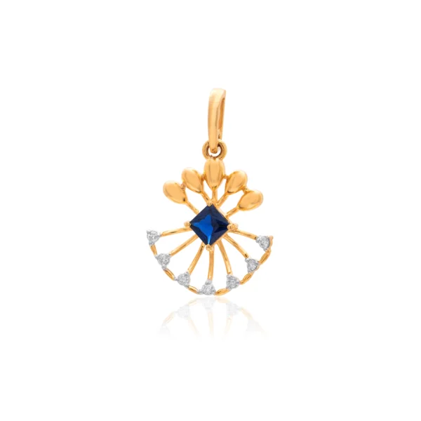 Yellow Gold Diamond Pendant