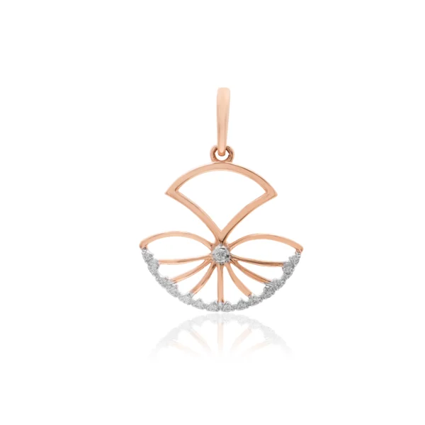 Rose Gold Diamond Pendant
