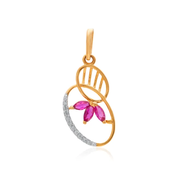 Yellow Gold Diamond Pendant